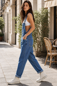 Vintage Denim Overall Jumpsuit