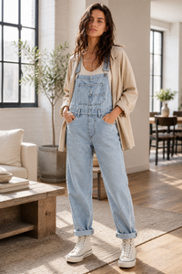 Vintage Denim Overall Jumpsuit