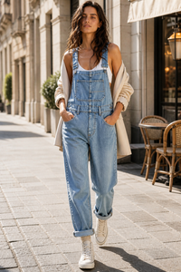 Vintage Denim Overall Jumpsuit