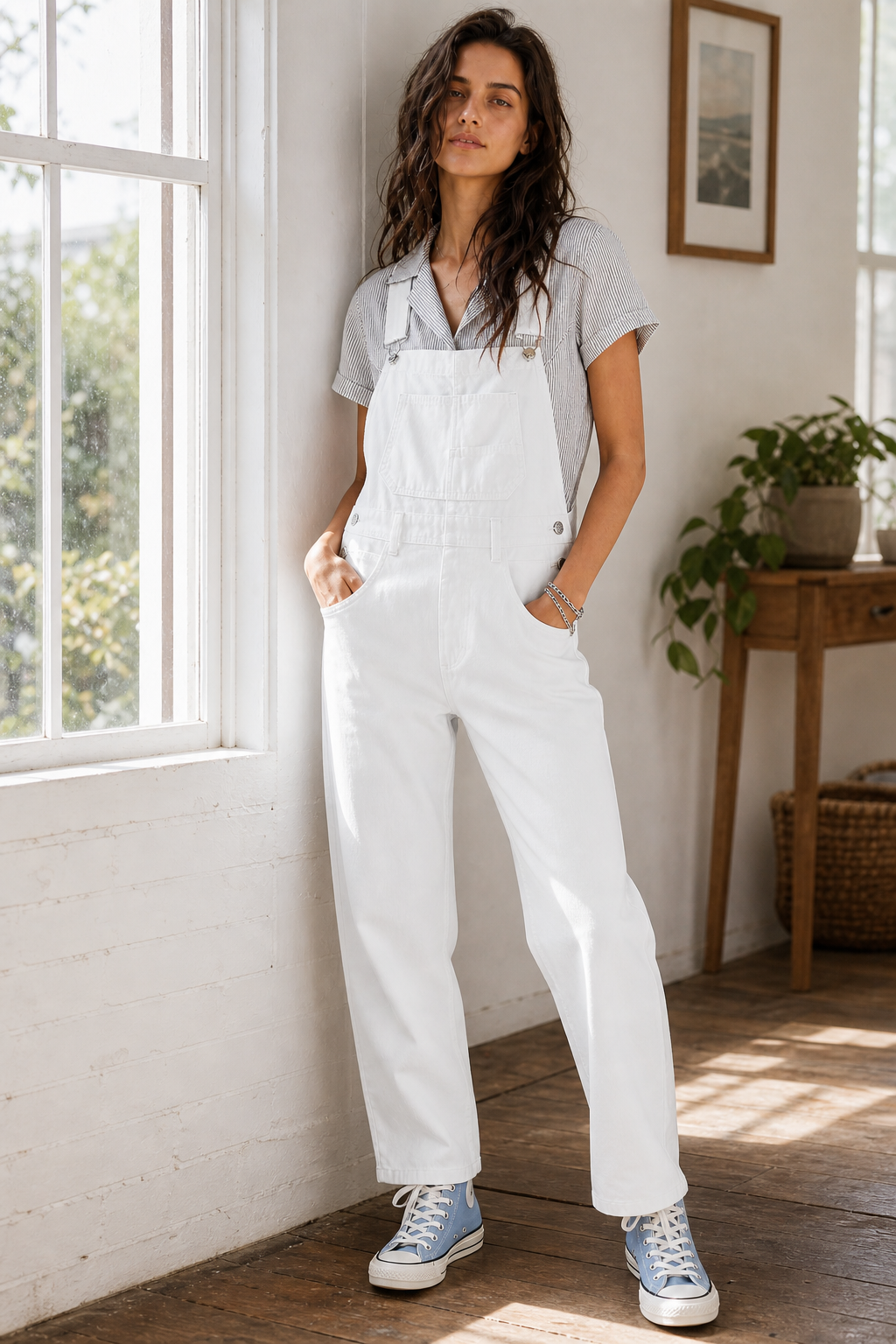 Vintage Denim Overall Jumpsuit