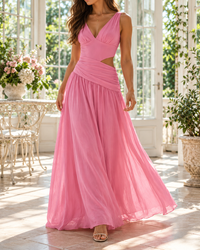 Robe À Décolleté V Dos Nu