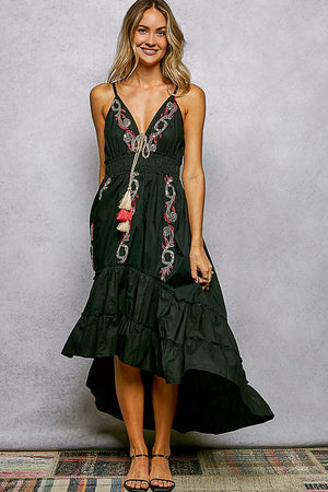 The Capri Embroidered Dress