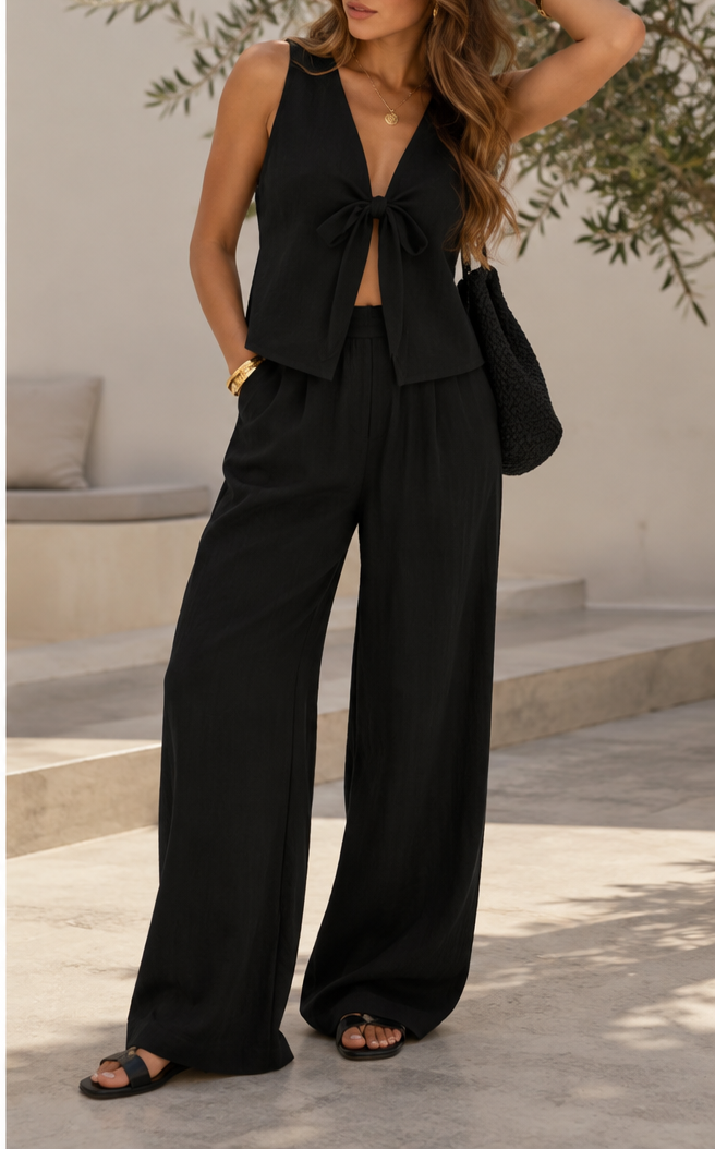 Pantalon Et Haut Sans Manches