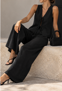 Pantalon Et Haut Sans Manches