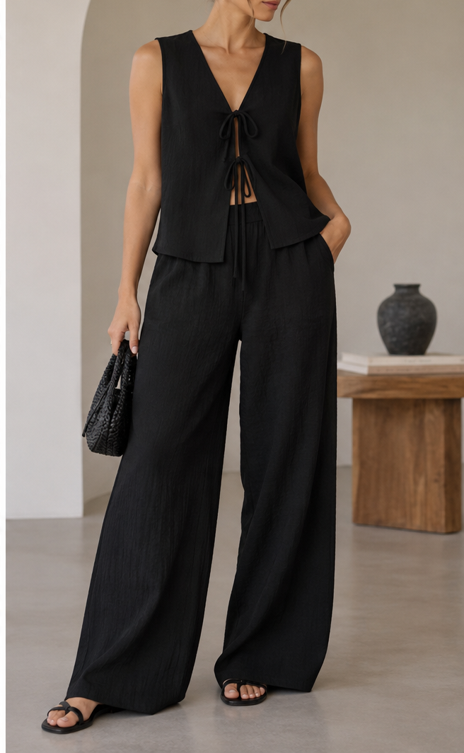 Pantalon Et Haut Sans Manches