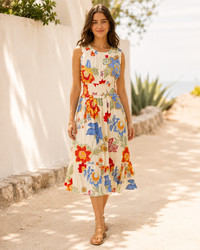 The Bloom Smocked Midi