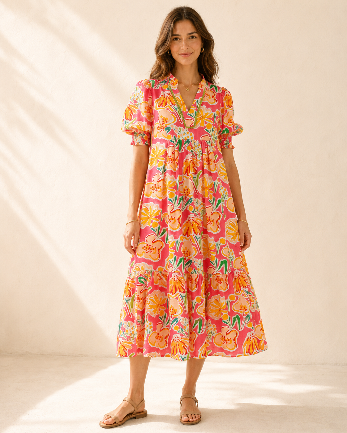 The Petal Puff Midi