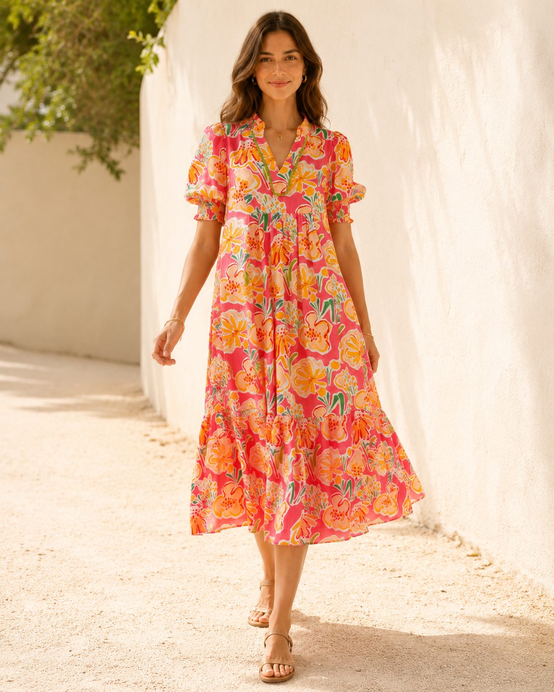 The Petal Puff Midi
