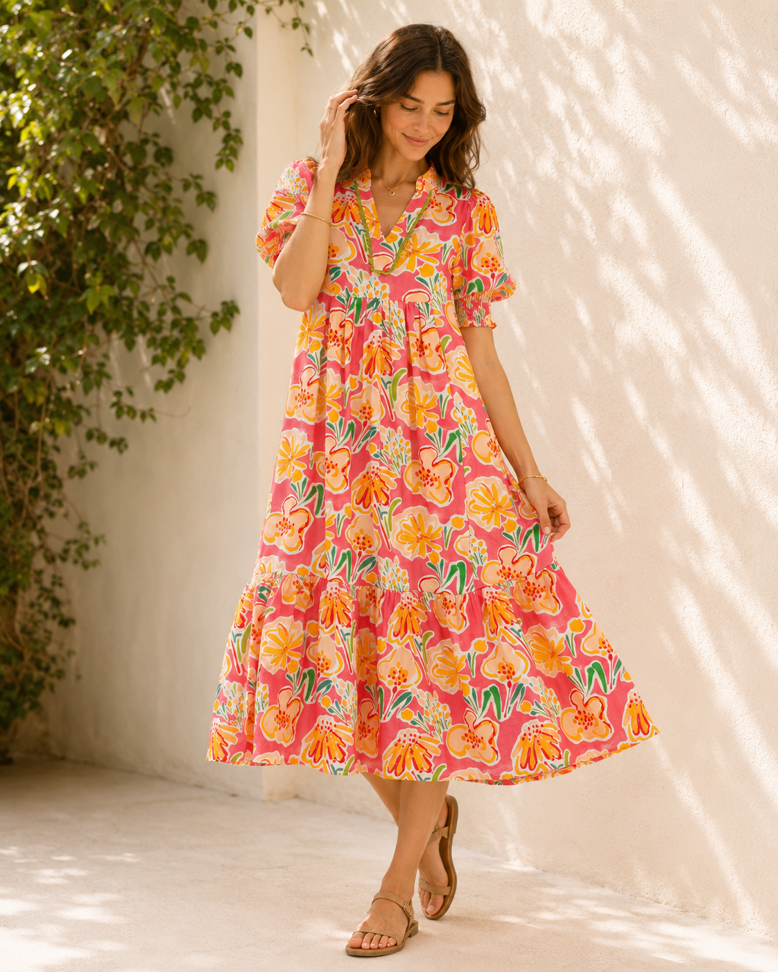 The Petal Puff Midi